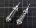 画像1: チューブペンダントセット/35×12mm/シルバー(1セット) (1)