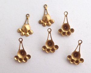 画像1: ブラス/マルチセッティング/017/17×11mm（1個）