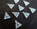 ヴィンテージ/ドイツ/プラスチック/トライアングルオーロラ(2個)