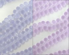画像1: チェコガラスビーズ/アレキサンドライト/ドロップ/フロスト/約4×6mm(45個) (1)