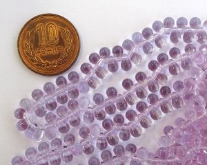 画像2: チェコガラスビーズ/アレキサンドライト/ドロップ/4×6mm(45個)