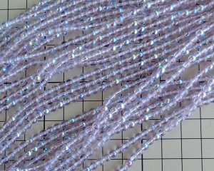 画像2: チェコガラスビーズ/ラウンド/アレキサンドライト/オーロラ/約4mm(45個)