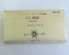 画像2: ヴィンテージ/スワロフスキー/#4300/Cherry Red II/13×7.8mm(2個) (2)