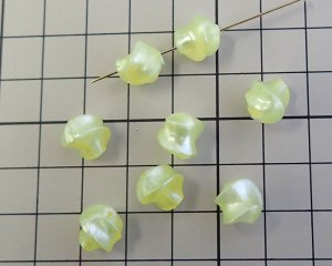 画像3: ヴィンテージ/ドイツ/プラスチック/ツイストラウンド/シルキーレモン（1個）