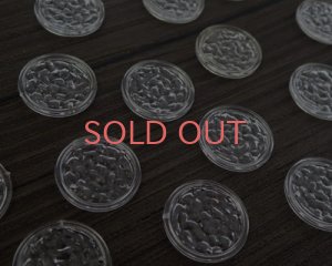 画像2: ヴィンテージ/ドイツ/プラスチックコネクター/クリアテクスチャード（4個）