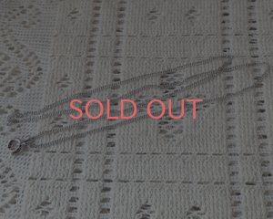 画像2: 極細キヘイチェーン/本ロジウムメッキ/全長約40cm