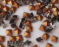 デッドストック/オーストリア製クリスタルガラス/#4401/ブラックダイヤモンド/4mm(4個)