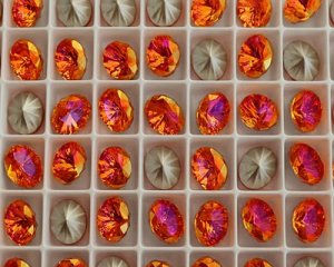 画像1: オーストリア製クリスタルガラス/#4160/クリスタルアストラルピンク/10×8mm(1個)