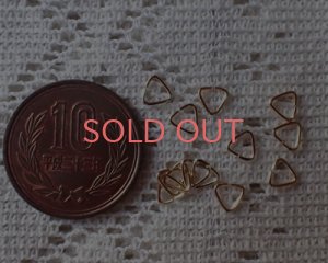 画像2: 三角カン/ライトゴールド/5mm（20個）