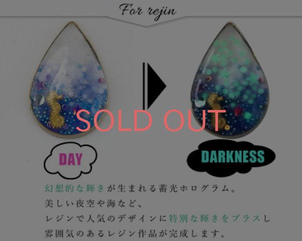 画像2: 蓄光ホログラム/ラウンド/2mm (2)