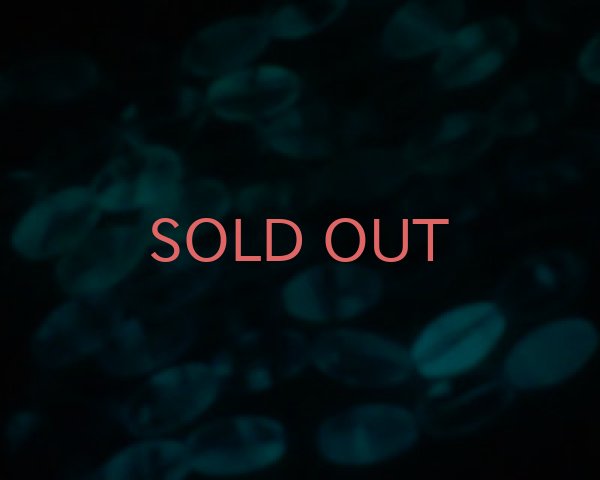 画像3: チェコガラスビーズ/蓄光/オーバル/クリア(2個) (3)