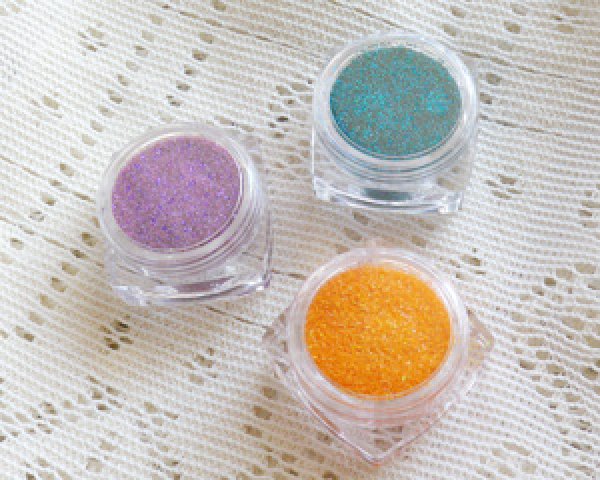 画像3: 高品質ラメグリッター/オーロラオレンジ/3g (3)