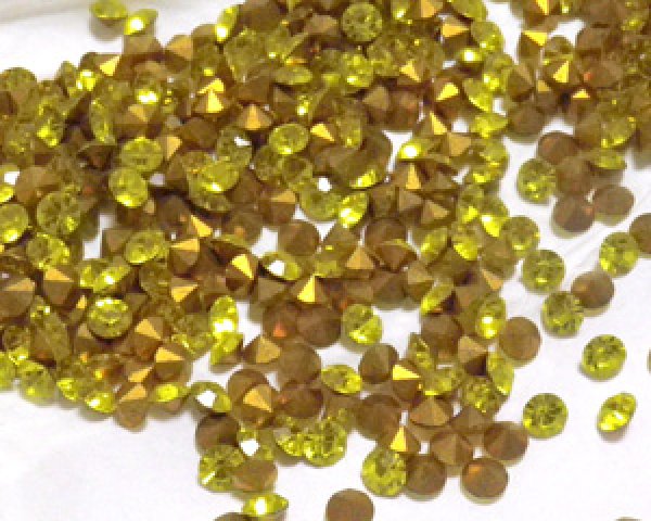 画像3: ヴィンテージスワロフスキー/#1100/シトリン/29ss(4個) (3)