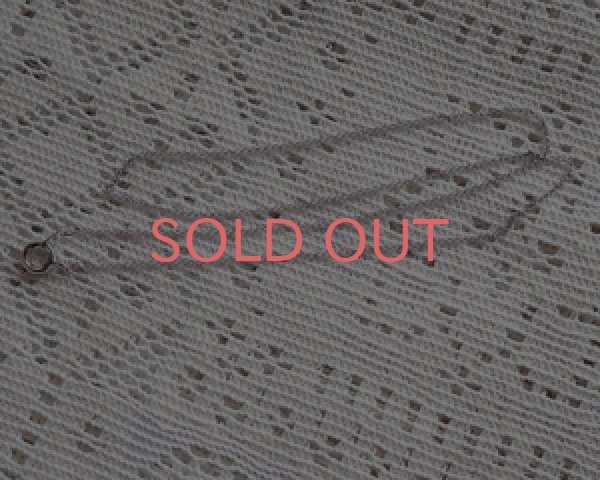 画像2: リングチェーン/本ロジウムメッキ/全長約40cm (2)