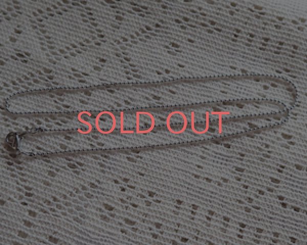 画像2: カットボールチェーン/本ロジウムメッキ/全長約45cm (2)