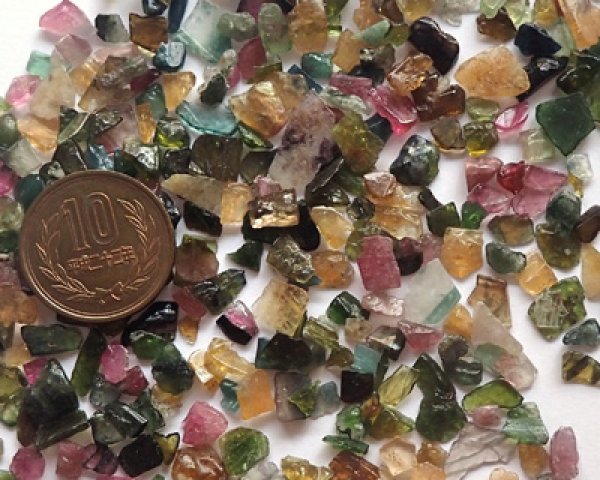 画像2: トルマリンのかけら/L(25g) (2)