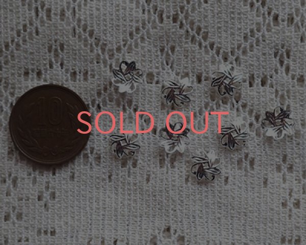 画像2: /ブラス/ビーズキャップB/10mm/シルバー(10個) (2)