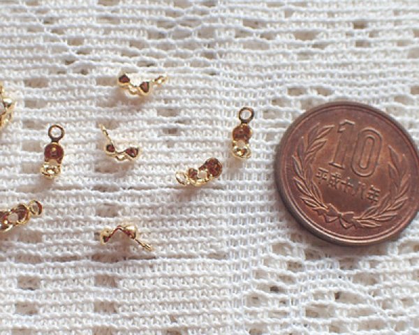 画像2: カン付3mmボールチップ/K16GP/10個 (2)