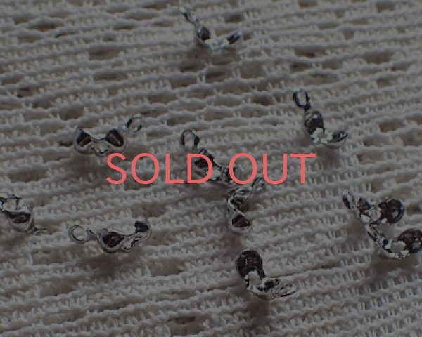 画像1: カン付3mmボールチップ/本ロジウムメッキ/10個 (1)