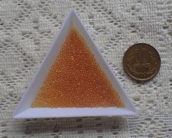 画像2: ノーホールガラスボール/ブラウンオーロラミックス(10g)/売り切りSALE 50%OFF (2)