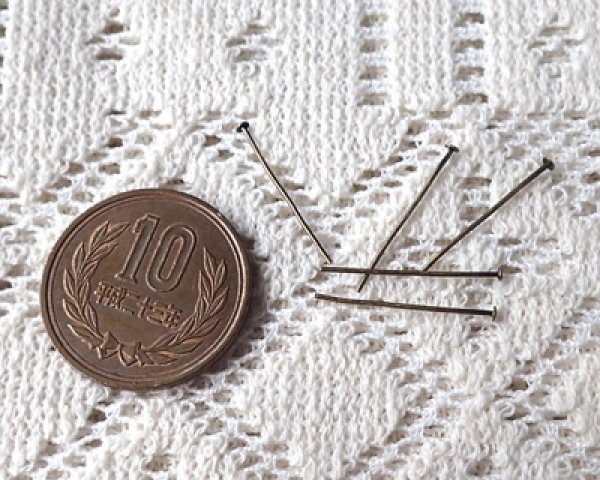 画像2: Tピン20mm/金古美(約100本) (2)