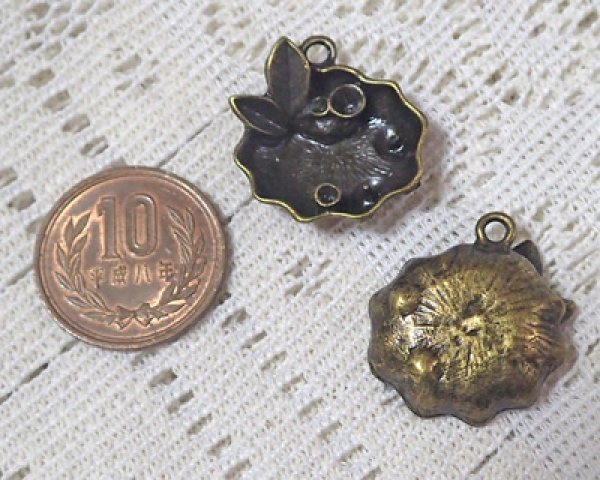 画像4: メタルチャーム/ミニプール/金古美(1個) (4)