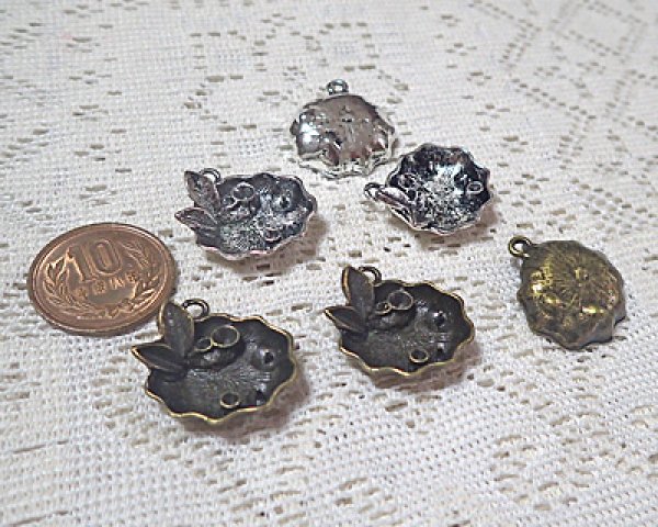 画像3: メタルチャーム/ミニプール/金古美(1個) (3)