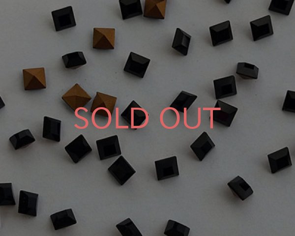 画像1: デッドストック/オーストリア製クリスタルガラス/#4401/ジェット/4mm(4個) (1)