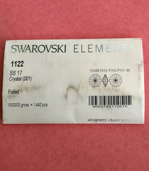 画像2: デッドストック/スワロフスキー/#1122/クリスタル/17ss(10個) (2)