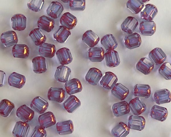 画像3: チェコガラスビーズ/オクタゴナル/アレキサンドライト×ブロンズ/6mm(10個) (3)