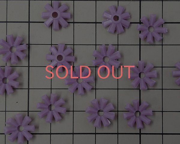 画像2: ヴィンテージ/ドイツ/プラスチック/フラワー217/ライラック(2個) (2)