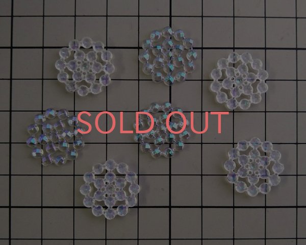 画像2: ヴィンテージ/ドイツ/プラスチック/オーロラドットプレート(2個) (2)