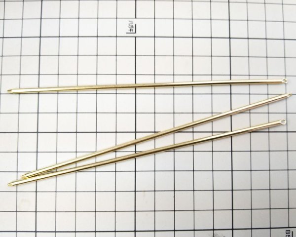 画像3: 真鍮製かんざし(ゴールドメッキ) (3)