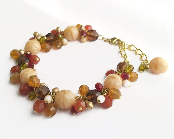 画像2: Cat-a-lyst/アクセサリー簡易キット/ファイアポリッシュのブレスレットNo.1/ティータイム (2)