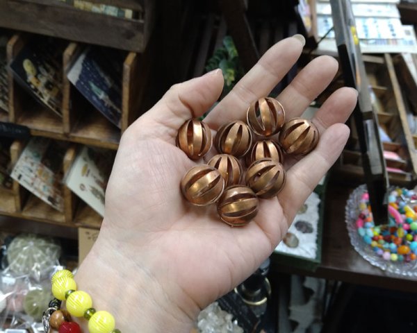 画像2: ヴィンテージ/メタルボール(1個) (2)