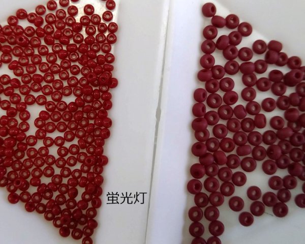 画像3: チェコガラスビーズ/ロカイル/11/0/ダークレッド(約3g) (3)