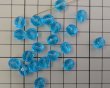 画像2: チェコガラスビーズ/ファイアポリッシュ/8mm/アクアマリン(6個） (2)