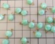 画像3: ヴィンテージ/ドイツ/プラ/シルクグリーン/8mm(2個) (3)