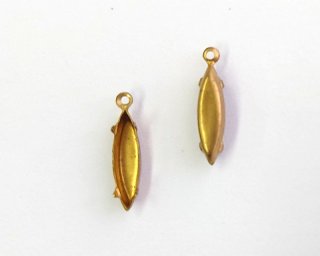 ヴィンテージ/チェコ/カボション/ドラゴンズブレス/約9×6mm(1個