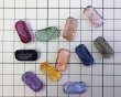画像4: ns220/ヴィンテージ/ドイツ/ガラスストーンレリーフ/オクタゴン/約20×10mm(1個) (4)