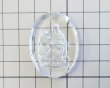 画像2: ns310ヴィンテージ/ドイツ/ガラスインタリオペンダント/ピエタ/約40×30mm（1個） (2)