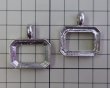 画像3: デッドストック25×18mmオクタゴン用/メタルセッティング/オープンバック(1個) (3)