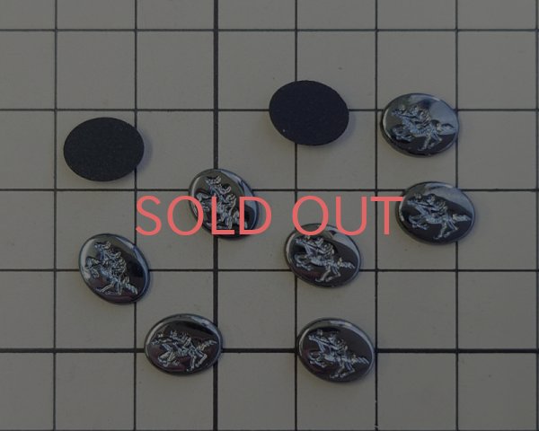 画像2: ns313/ヴィンテージ/ドイツ/ガラスカボション/乗馬/ヘマタイト（1個） (2)