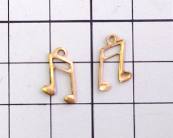 画像2: ブラスチャーム/音符C(1個) (2)