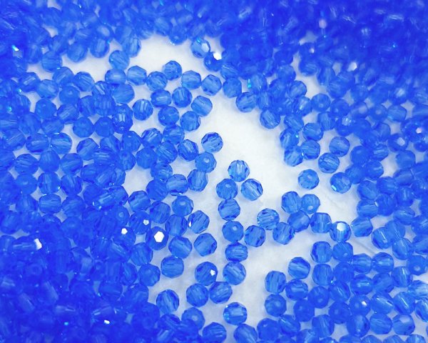 画像1: デッドストック/スワロフスキー/#5000/サファイア/3mm(10個) (1)