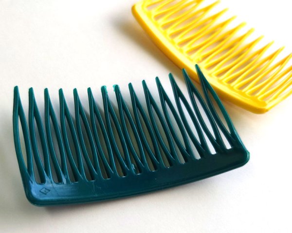 画像2: ヴィンテージ/プラスチックコーム/ブルーグリーン (2)