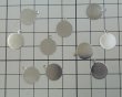 画像3: 鉄製貼り付け用メタルパーツ/シルバー/約12mm(1個) (3)