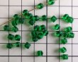 画像2: ヴィンテージ/チェコ/イングリッシュカット/グリーン/約4mm(10個） (2)