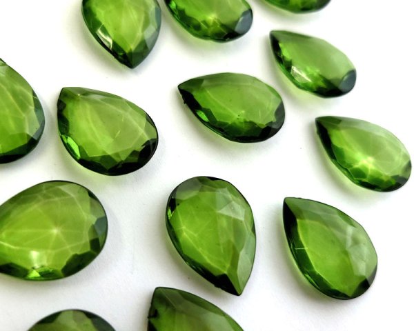 画像1: ヴィンテージ/ドイツ/アクリルストーン/25×18mm（1個） (1)