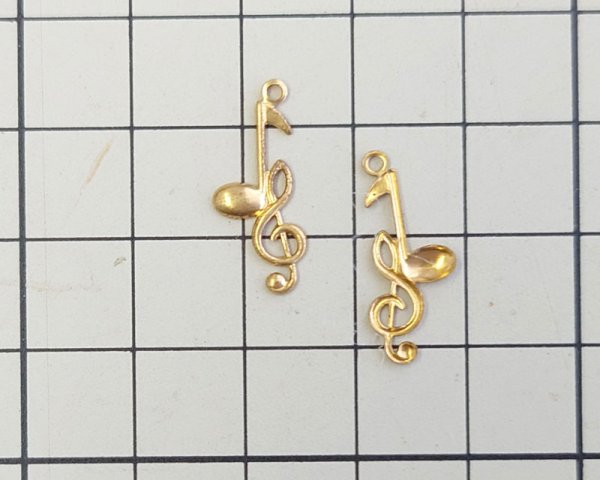 画像2: ブラスチャーム/音符A(1個) (2)